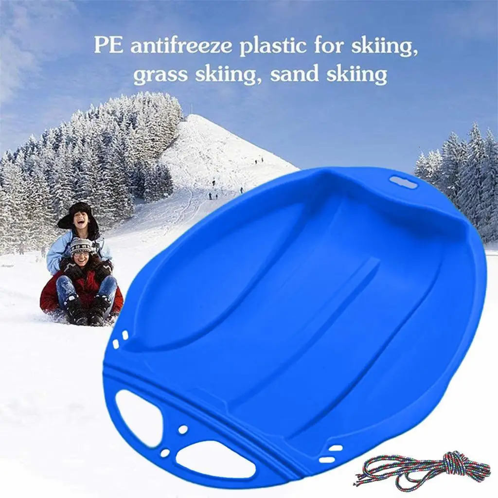 Sledding Snow Sled Sledge Skiing Toboggan Board Outdoor Luge Sports Game Kids 231101bj