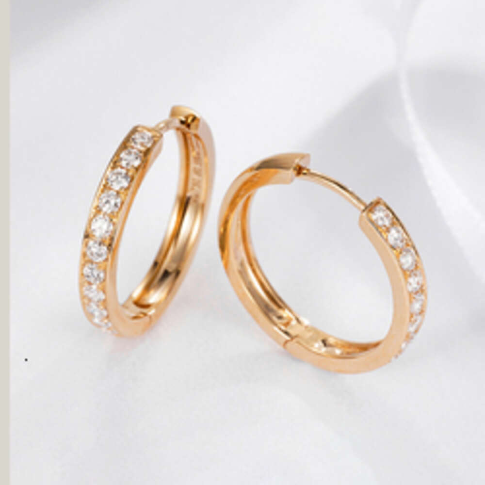 Ins Style Earnings Sparkly Moissanite Diamond