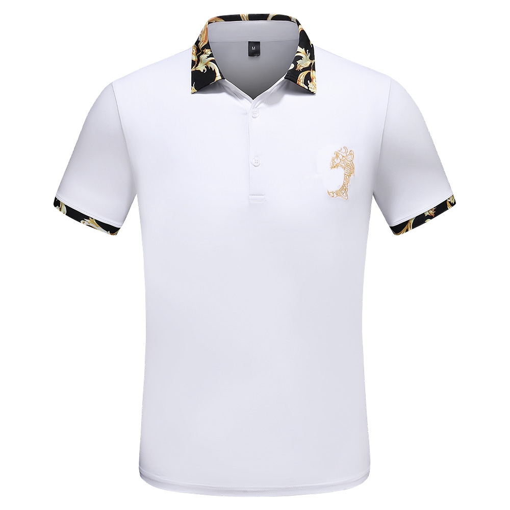 Men's Tee Polo Black and White color Fashion Casual Business Classic Embroidered Head brand cotton Street Wear Palm Guillotine -3XL -3XL ZH-V, Black15
Men's Tee Polo Black and White color Fashion Casual Business Classic Embroidered Head brand cotton Street Wear Palm Guillotine -3XL -3XL ZH-V, Black15
