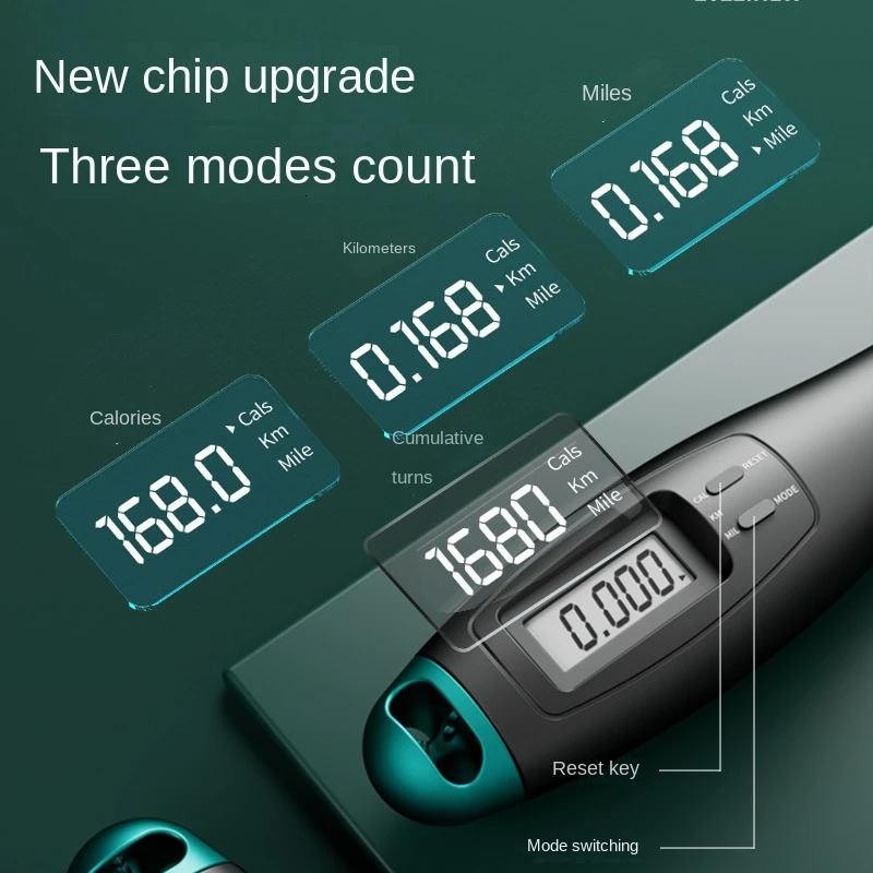 Ropes Wireless Jump Weighted Skipping With Calorie Counter Jumping Rope For Fiess Training Bodybuilding Gym At Home 231101
