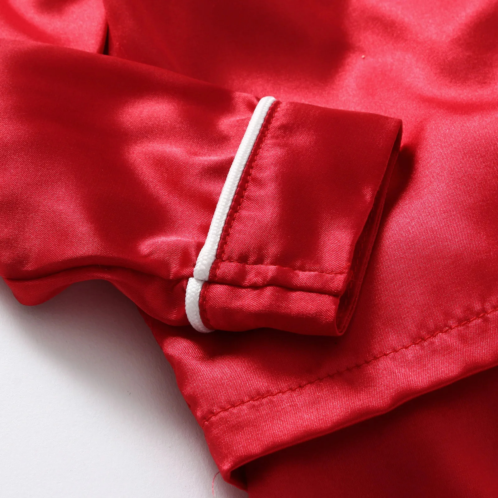 Family Matching Outfits 2PCS Christmas Satin Pajamas PJs Solid Family Matching Xmas Winter Long Sleeve Sleepwear Pants Set For Kid Boys Girls Woman Ma