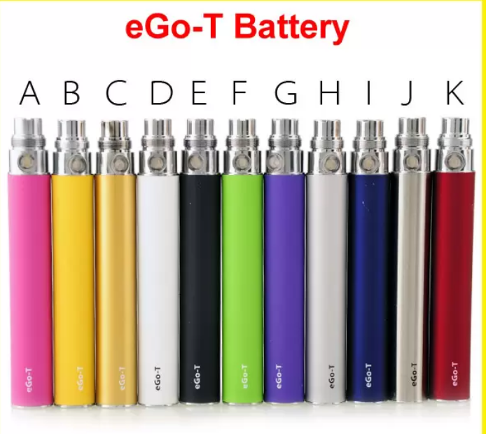 eGo Vape Pen Ecigarette Ego-T Vaporizer E-cig Battery 650 900 1100mah for 510 thread CE4 MT3 H2 Atomizers Cartomizer Ecig Vaporizer