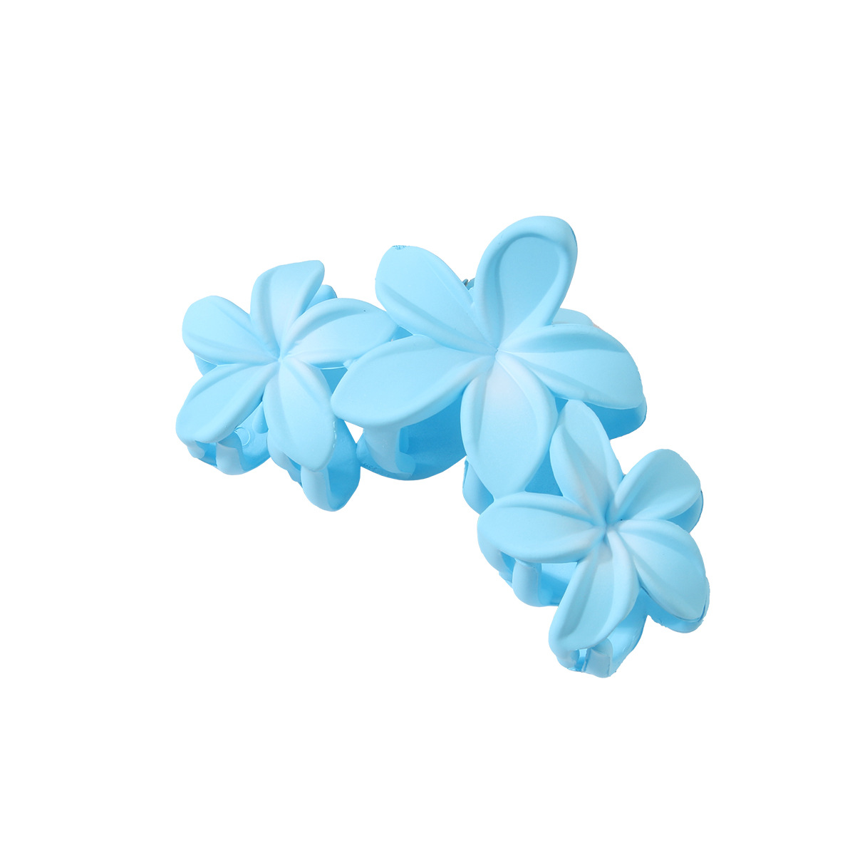 Candy Color Frangipani Hawaiian Flower Hair Clips for Women Hair Claw Clips Suit Thin Hair Large Claw Clips Beach Tropical Hair Accessories for Girls 