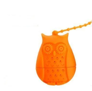 Silicone Owl Strainer Cute Bags Food Grade Creative Loose-Leaf Tea Infuser Filter Diffuser Fun Accessories Fy5568 1101
