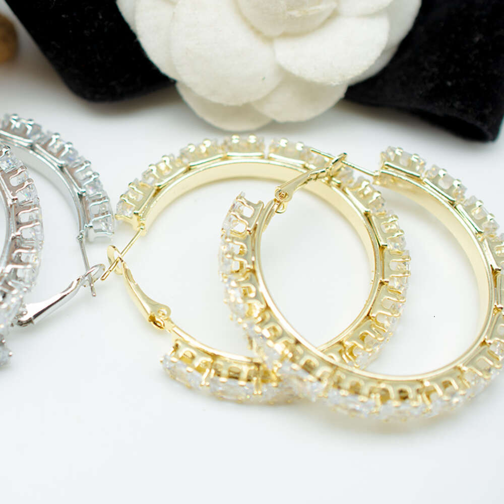 Guangding Odm Brinco Argola Para Banho De Ouro Cubic Zirconia Zircon