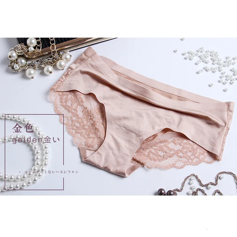 Women's Panties 5PcsSet Sexy Seamless Underwear Lace Brief Girls Ladies Underpant Transparent Pantys Plus Size Shorts Lingerie 231031