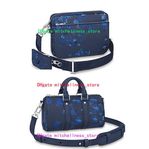 Men Messenger Bag High Quality Blue Ink Watercolor Trio Grain Leather Keepall Handbags Retro Crossbody Travel Bags Fashion Backpack, Pillow bag
Men Messenger Bag High Quality Blue Ink Watercolor Trio Grain Leather Keepall Handbags Retro Crossbody Travel Bags Fashion Backpack, Pillow bag