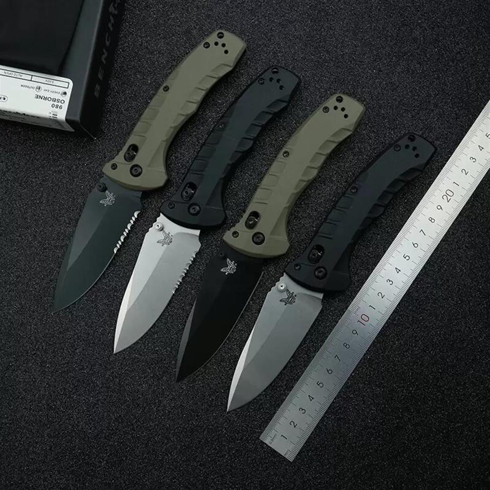 Benchmade BM980 980 Turret II Folding Knife Tactical Survival Pocket Knives S30V Blade G10 Handle Outdoor Camping Hunting Knifes 191u
Benchmade BM980 980 Turret II Folding Knife Tactical Survival Pocket Knives S30V Blade G10 Handle Outdoor Camping Hunting Knifes 191u