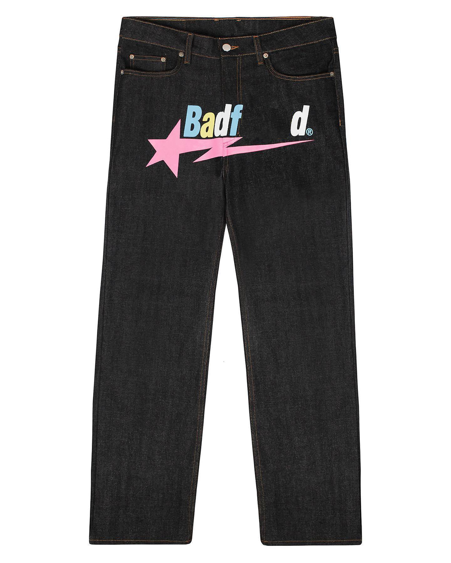 2023 Designer Mens Jeans university Y2k Badfriend Hip Hop Letter Printed Black Pants Men Women Fashion Casual Rock Wide Foot Baggy Trouser Streetwear 230320 V76W, 10
2023 Designer Mens Jeans university Y2k Badfriend Hip Hop Letter Printed Black Pants Men Women Fashion Casual Rock Wide Foot Baggy Trouser Streetwear 230320 V76W, 10