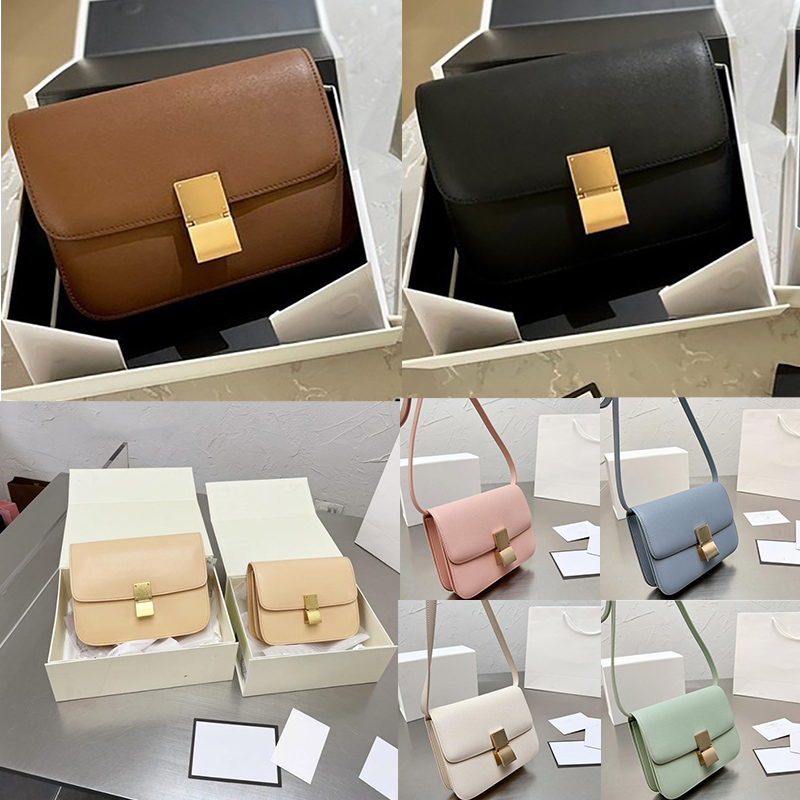 Classic Tofu Box Bags Luxury Designer Women Leather Shoulder bag High Quality Messenger Gray Celin White Blue Black Purple Crossbody Bag handbag
Classic Tofu Box Bags Luxury Designer Women Leather Shoulder bag High Quality Messenger Gray Celin White Blue Black Purple Crossbody Bag handbag