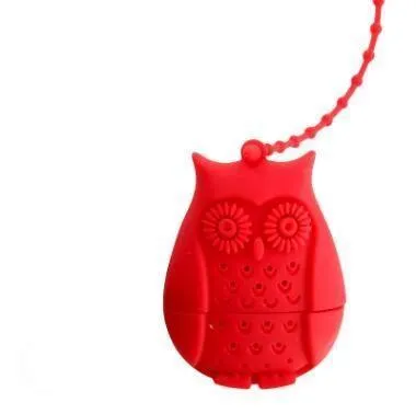 Silicone Owl Strainer Cute Bags Food Grade Creative Loose-Leaf Tea Infuser Filter Diffuser Fun Accessories Fy5568 1101