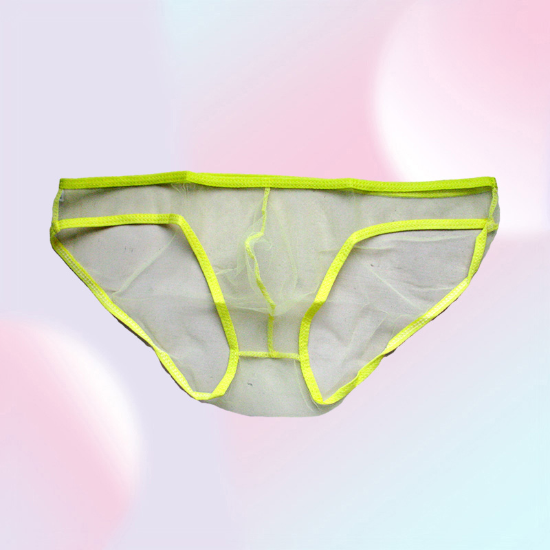 Underpants Full Transparent Men Underwear Briefs Gauze Male Viscose Panties Sexy Lingerie See Through Cueca Gay Plus Size Slips Ho7070601