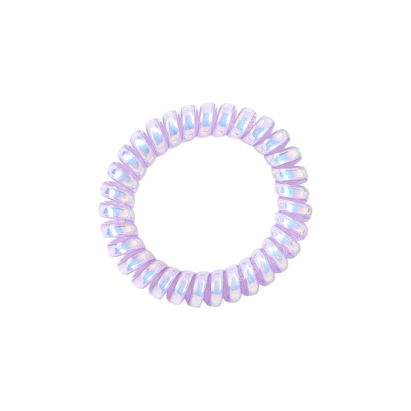 Women Girls Colorful Telephone Line Elastic Hair Bands Ponytail Holder Rubber Bands Scrunchie Headband Hair Accessories