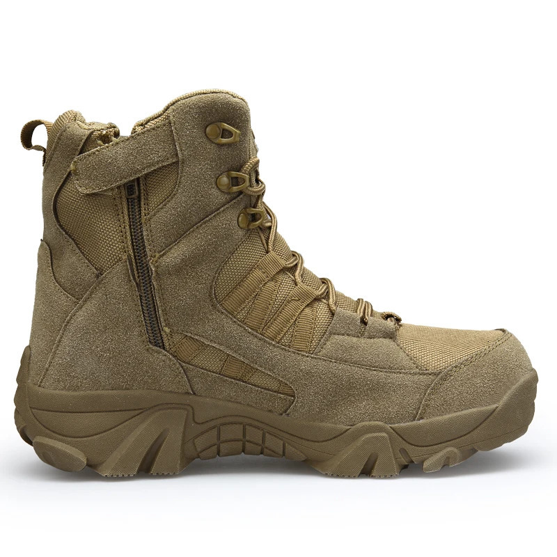 Tactical Army Mens Military Desert Waterproof Work Safety Climbing Hiking Shoes Ankle Men Outdoor Boots 231101