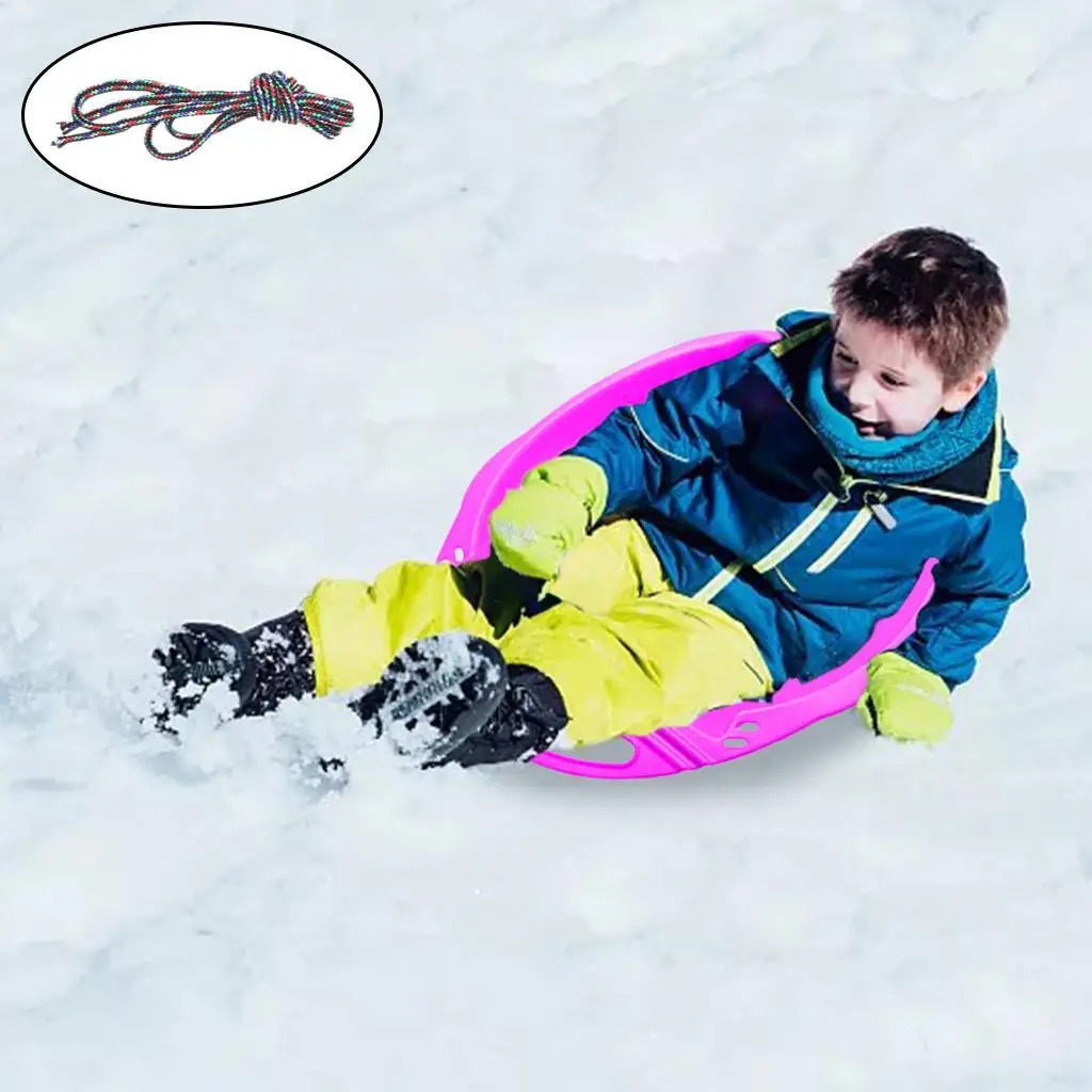 Sledding Snow Sled Sledge Skiing Toboggan Board Outdoor Luge Sports Game Kids 231101bj