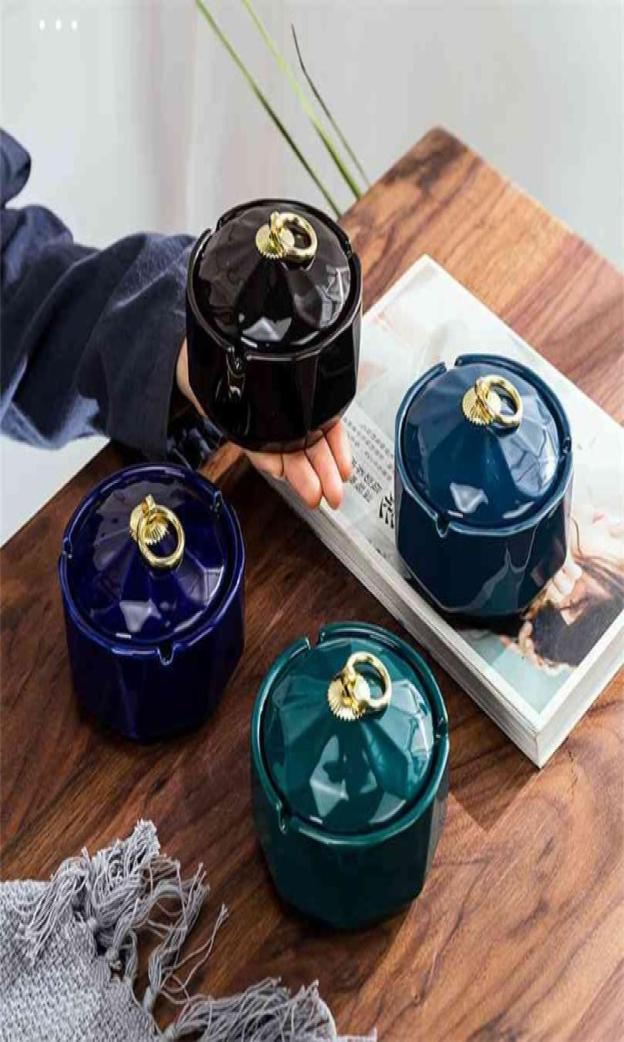 Ceramics Moden Windproof Ashtray With lid for Tabletop Decor friends el outdoor home decoration Smokeless 2109021698115
Ceramics Moden Windproof Ashtray With lid for Tabletop Decor friends el outdoor home decoration Smokeless 2109021698115
