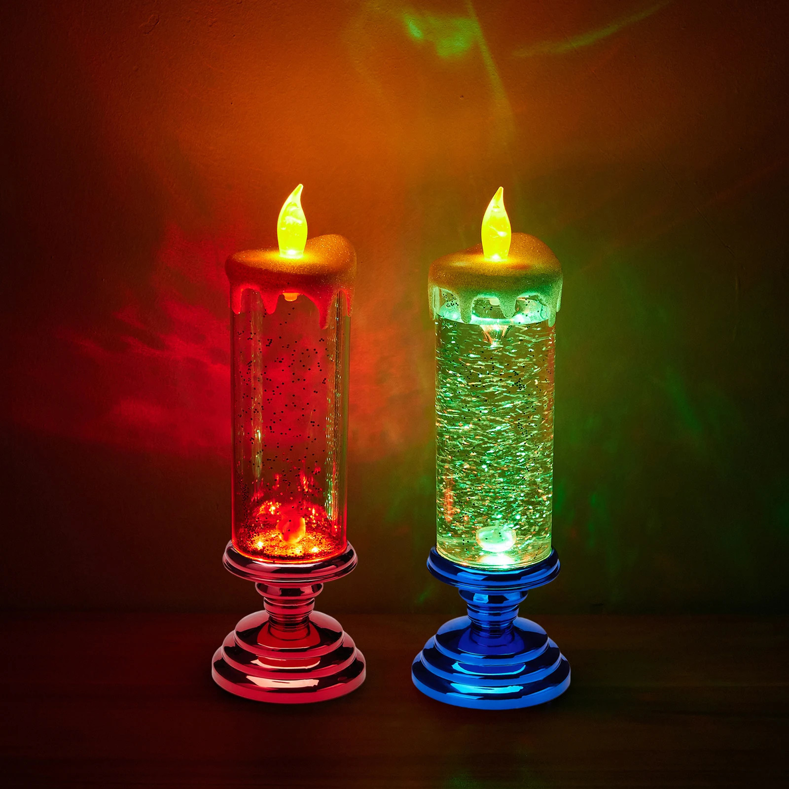 Candles Christmas LED Candle Light Flameless Desktop Lamp Decor Gift for Festival Celebration Party 231101