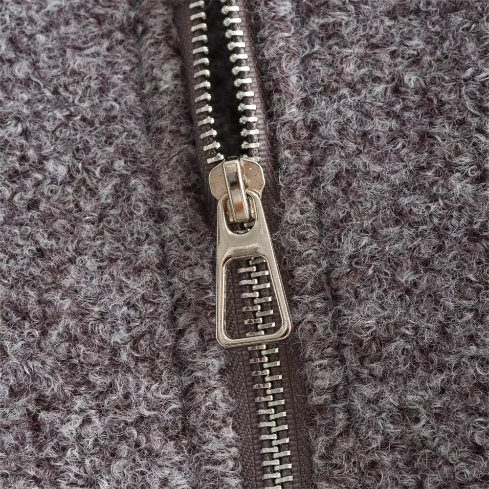 Women's Jackets UNIZERA2023 Winter Casual Versatile Loose Standing Collar Long Sleeve Pilot Jacket Coat 231031