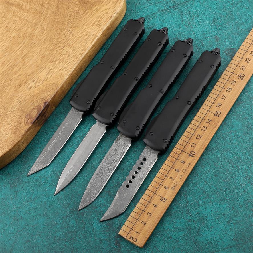 New Micro Damascus Automatic Knife Outdoor Camping Defense Pocket Knife Bench made A16 A168 C07 Survival Tactical Auto Knife240E
New Micro Damascus Automatic Knife Outdoor Camping Defense Pocket Knife Bench made A16 A168 C07 Survival Tactical Auto Knife240E