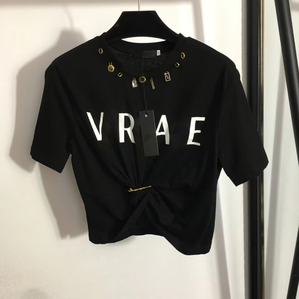 Women's T-Shirt Summer Casual Tshirt Designer Clothes Women T Shirt Short Sleeve White Black Color Round Neck Letter Print Top Tee Female Casual Loose Streetwear
Women's T-Shirt Summer Casual Tshirt Designer Clothes Women T Shirt Short Sleeve White Black Color Round Neck Letter Print Top Tee Female Casual Loose Streetwear