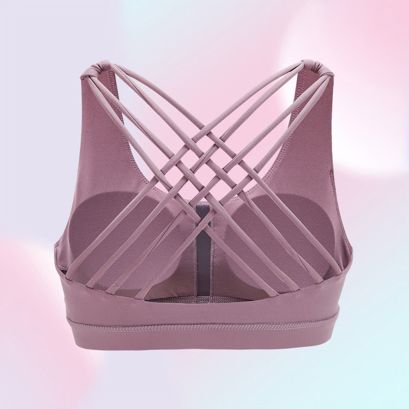 Women039s sports bra shirt yoga gym vest pushups fitness tops sexy lingerie ladies tops shockproof shoulder strap bra