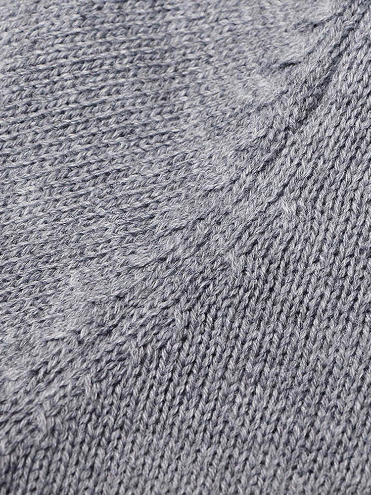 Women's Sweaters VGH Vintage Knitting Sweaters For Women Turtleneck Long Sleeve Split Casual Loose Pullover Sweater Female Autumn Clothing 231031