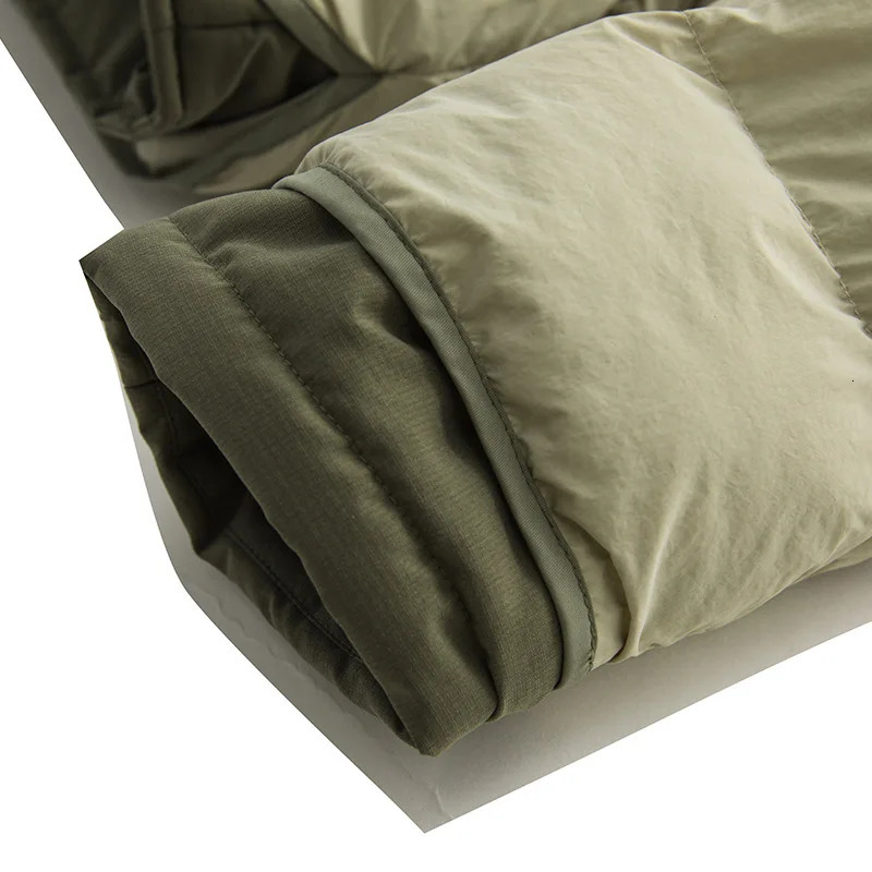 Men's Down Parkas Japanese Thick Jacket Men Twopiece Solid Color Cotton Hooded Padded Jackets Harajuku Casual Oversize Coat Winter Unisex 231031