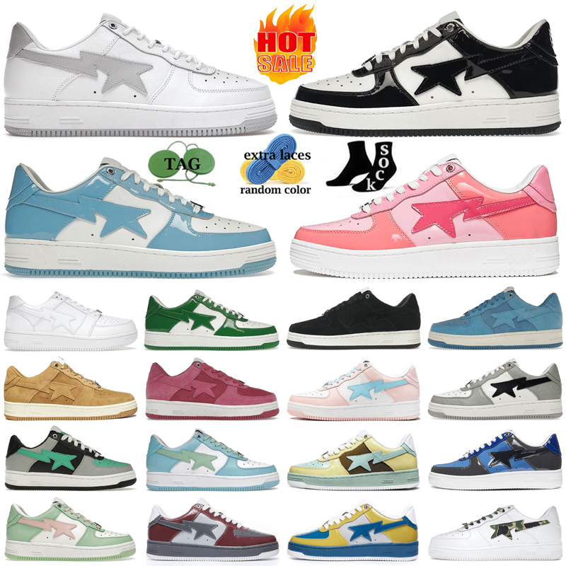 Men women bapesta shoes bapestas designer sneakers Grey Black White Camo Combo Pink Pastel Blue Green Brown Beige Suede Burgundy mens womens outdoor sports trainers, Utility volt
Men women bapesta shoes bapestas designer sneakers Grey Black White Camo Combo Pink Pastel Blue Green Brown Beige Suede Burgundy mens womens outdoor sports trainers, Utility volt