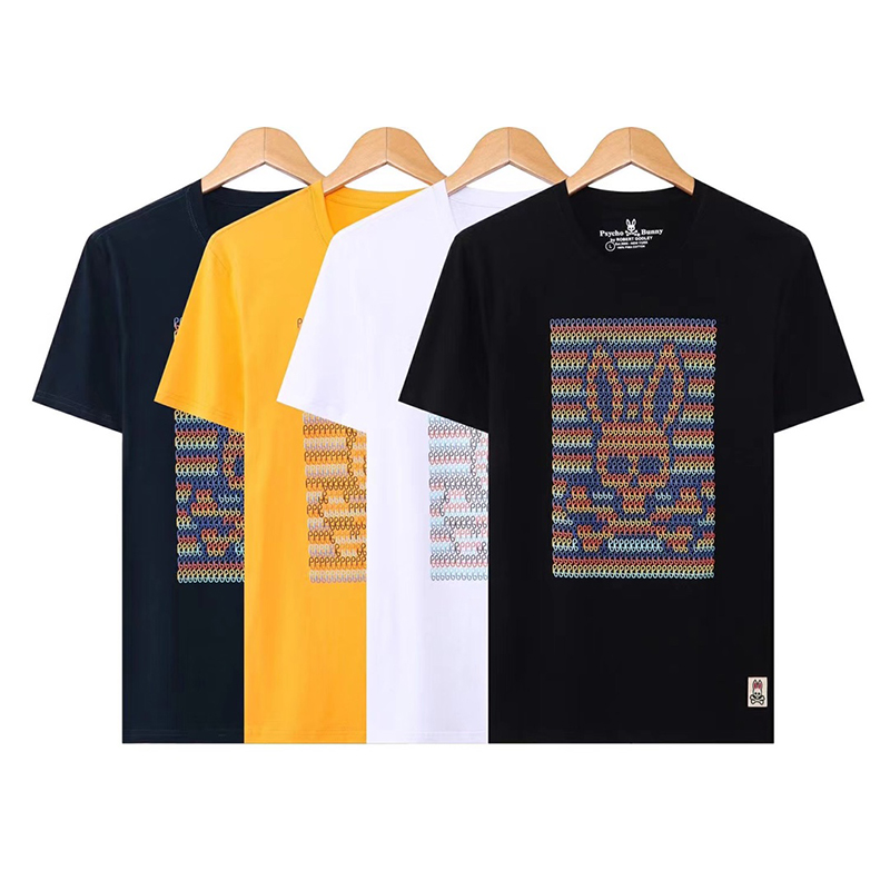 Fashion Psychological Rabbit Designer kithi Mens T Shirt Round Neck Short Sleeve Embroidery Solid Color High Quality Cotton Trapeze Print Breathable
Fashion Psychological Rabbit Designer kithi Mens T Shirt Round Neck Short Sleeve Embroidery Solid Color High Quality Cotton Trapeze Print Breathable