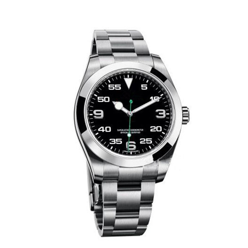 Luxury Men's Air King watches Best Edition NEW Full Condition Black Dial 40mm 126900 Switzerland Stainless Steel316 Steel Bran Water Resistant Designer Watch