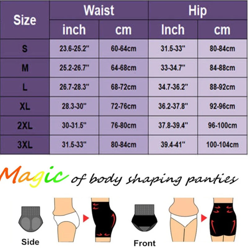 Women's Shaper High Waist Seamless Trainer Body Briefs Firm Control Tummy Thong Shapewear Panties Girdle Slimming Underwear 231031