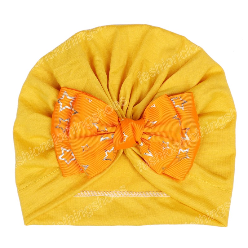 Baby Headband hats Summer Cute Floral Bows Baby Girl Headbands Elastic Bowknot Newborn Hair Band Turban Set Hair Accessories