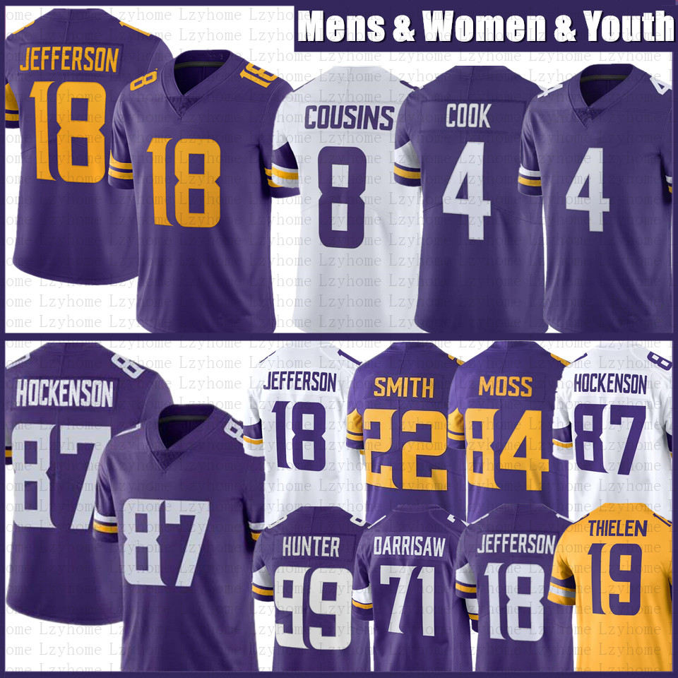 Custom NFLL Jerseys 18 Justin Jefferson TJ Hockenson 3 Addison Football Jerseys Dalvin Cook Lewis Cine Kirk Cousins Randy Moss Danielle Hunter Harrison Smith Mens Wo, Women
Custom NFLL Jerseys 18 Justin Jefferson TJ Hockenson 3 Addison Football Jerseys Dalvin Cook Lewis Cine Kirk Cousins Randy Moss Danielle Hunter Harrison Smith Mens Wo, Women