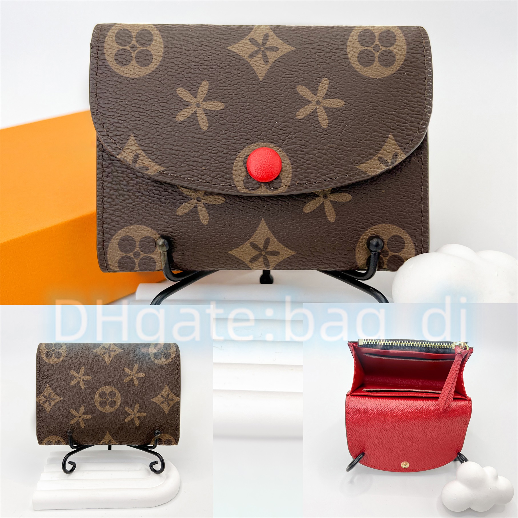 Luxurys Designer M41939 rosalie bag coin purse Card Holders Men Pouch Women's CardHolder Genuine Leather classic brown flower Key wallets Fashion slot Holder Bags, Mon0gram red
Luxurys Designer M41939 rosalie bag coin purse Card Holders Men Pouch Women's CardHolder Genuine Leather classic brown flower Key wallets Fashion slot Holder Bags, Mon0gram red