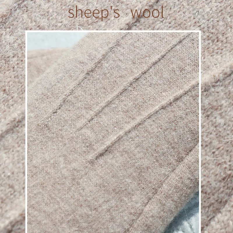 Five Fingers Gloves Winter Women Keep Warm Touch Screen Elegant Simple Cashmere High Quality Elasticity Thickened Soft 231101