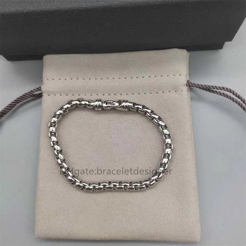Bracelet bracelets luxury bangle designer jewelry Stainless woman charm bracelet women 5mm Box Steel Chain 18k Gold Plated Free fashion Shipping
