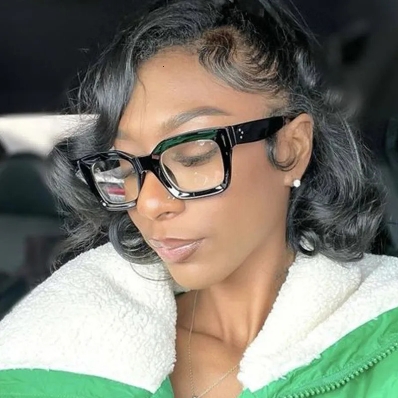 Sunglasses Frames Fashion Reading Glasse Square Anti Blue Light Presbyopia Eyegalsses Vintage Computer Optical Eyewear 1 1 5 2 231101