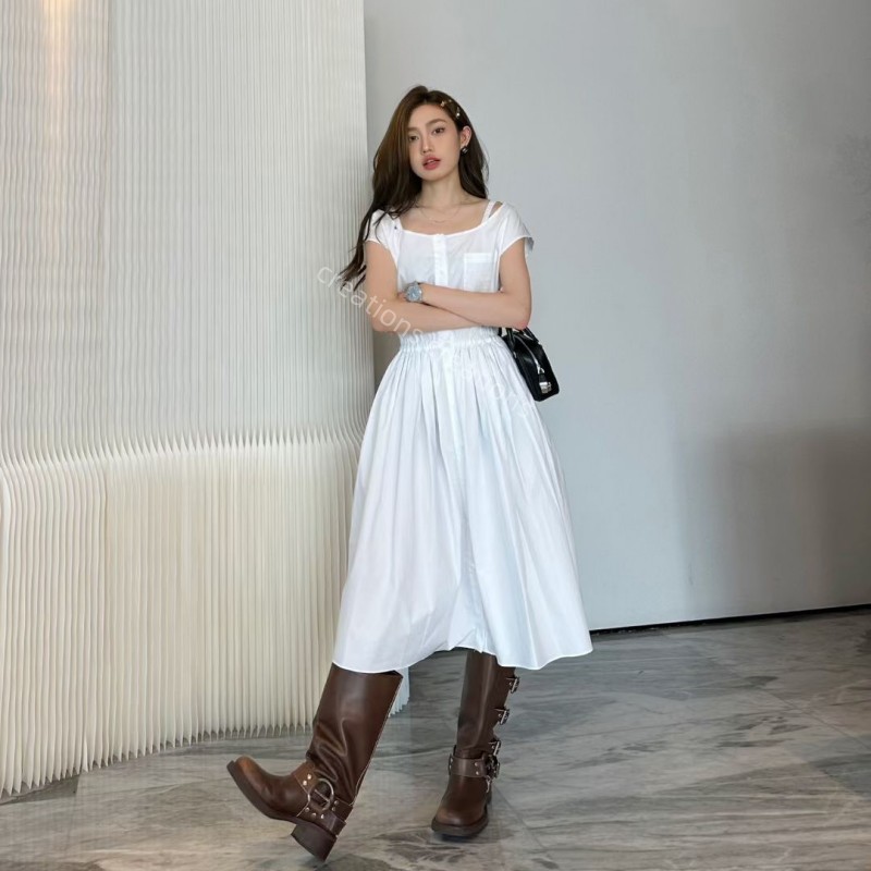 Womens dress Designer dresses for women 2023ss Luxury brand summer White dress high quality Embroidery sleeveless skirt beach womens designer clothing Size XS-XL, Blue
Womens dress Designer dresses for women 2023ss Luxury brand summer White dress high quality Embroidery sleeveless skirt beach womens designer clothing Size XS-XL, Blue