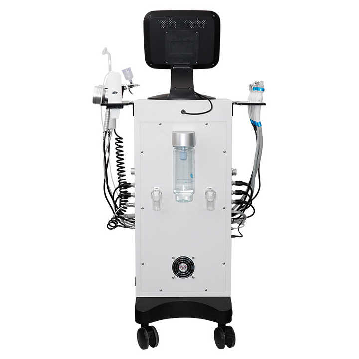 Non-surgical Microdermabrasion Aqua Oxygen Jet Face Hydrating Skin Elasticity Improving Ultrasound Nutrient Introduction PDT Pain Relief 10 in 1 Devic