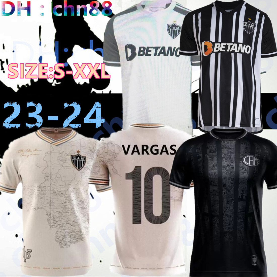 22/23/24 Atletico Mineiro Home soccer jerseys 2023 2024 VARGAS M.ZARACHO SASHA ELIAS 113 special edition Shirt Away white KENO MARQUINHOS GUGA 3rd Football uniform, 2021 special edition
22/23/24 Atletico Mineiro Home soccer jerseys 2023 2024 VARGAS M.ZARACHO SASHA ELIAS 113 special edition Shirt Away white KENO MARQUINHOS GUGA 3rd Football uniform, 2021 special edition