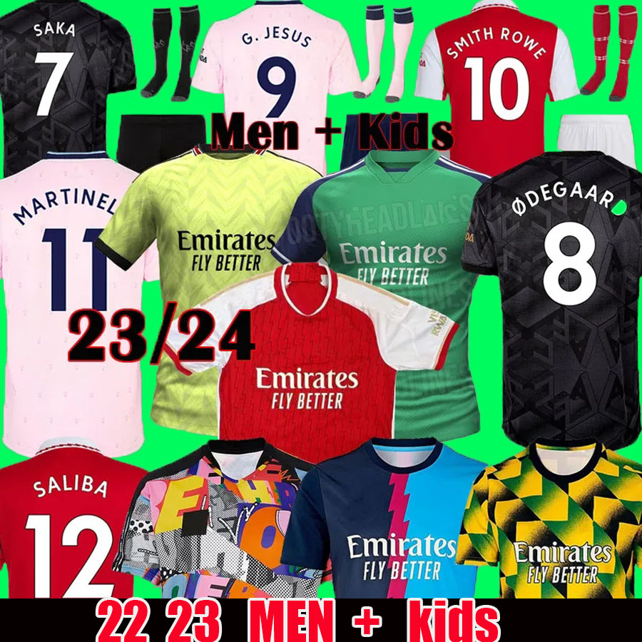Fans Player version soccer jerseys SALIBA Gunners 22 23 24 MARTINELLI G. JESUS 2023 2024 ARSen Love Unites jersey SAKA All football shirt ODEGAARD kit Kid Equipment, 23 24 third
Fans Player version soccer jerseys SALIBA Gunners 22 23 24 MARTINELLI G. JESUS 2023 2024 ARSen Love Unites jersey SAKA All football shirt ODEGAARD kit Kid Equipment, 23 24 third