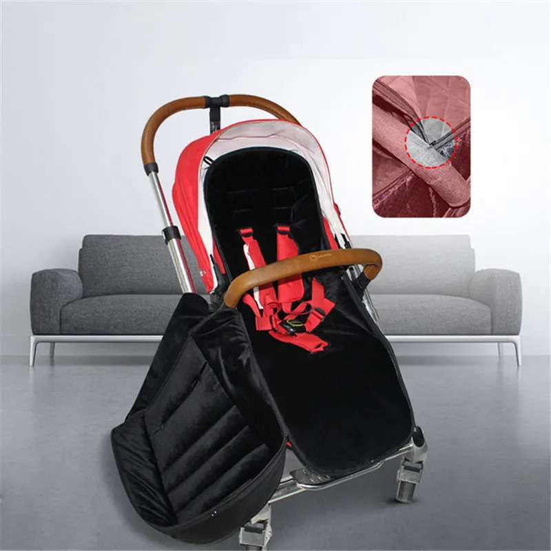 Sleeping Bags Winter thickened sleeping bag warm baby sleeping bag envelope born windproof waterproof stroller foot cover stroller accessor 231101