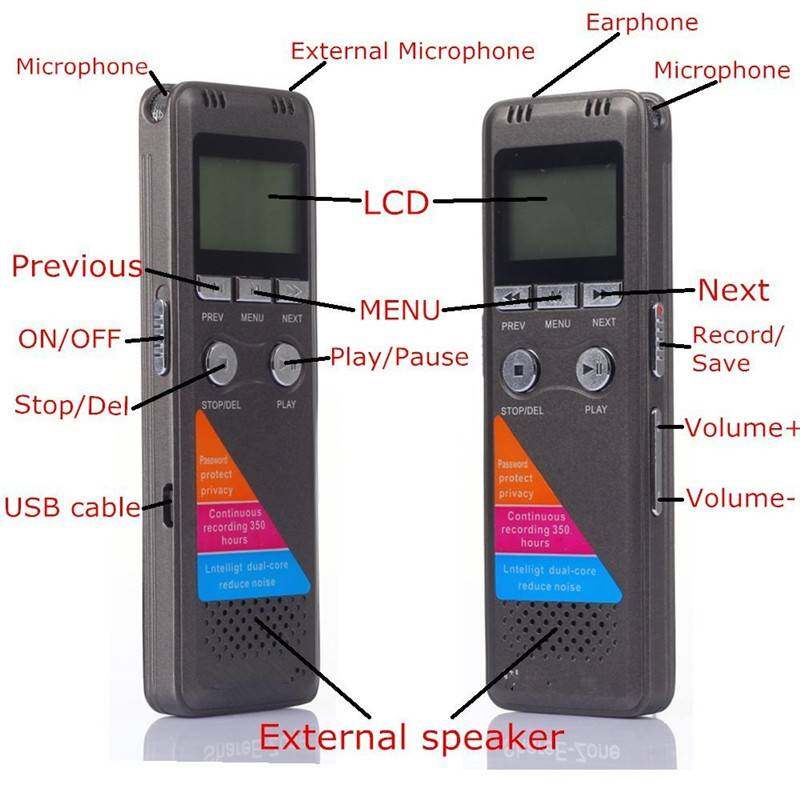 Pen High-quality Mini Usb Digital Clean Sound Micro Audio Recorders 8GB Portable Mp3 Player Dictaphone Voice Recorder