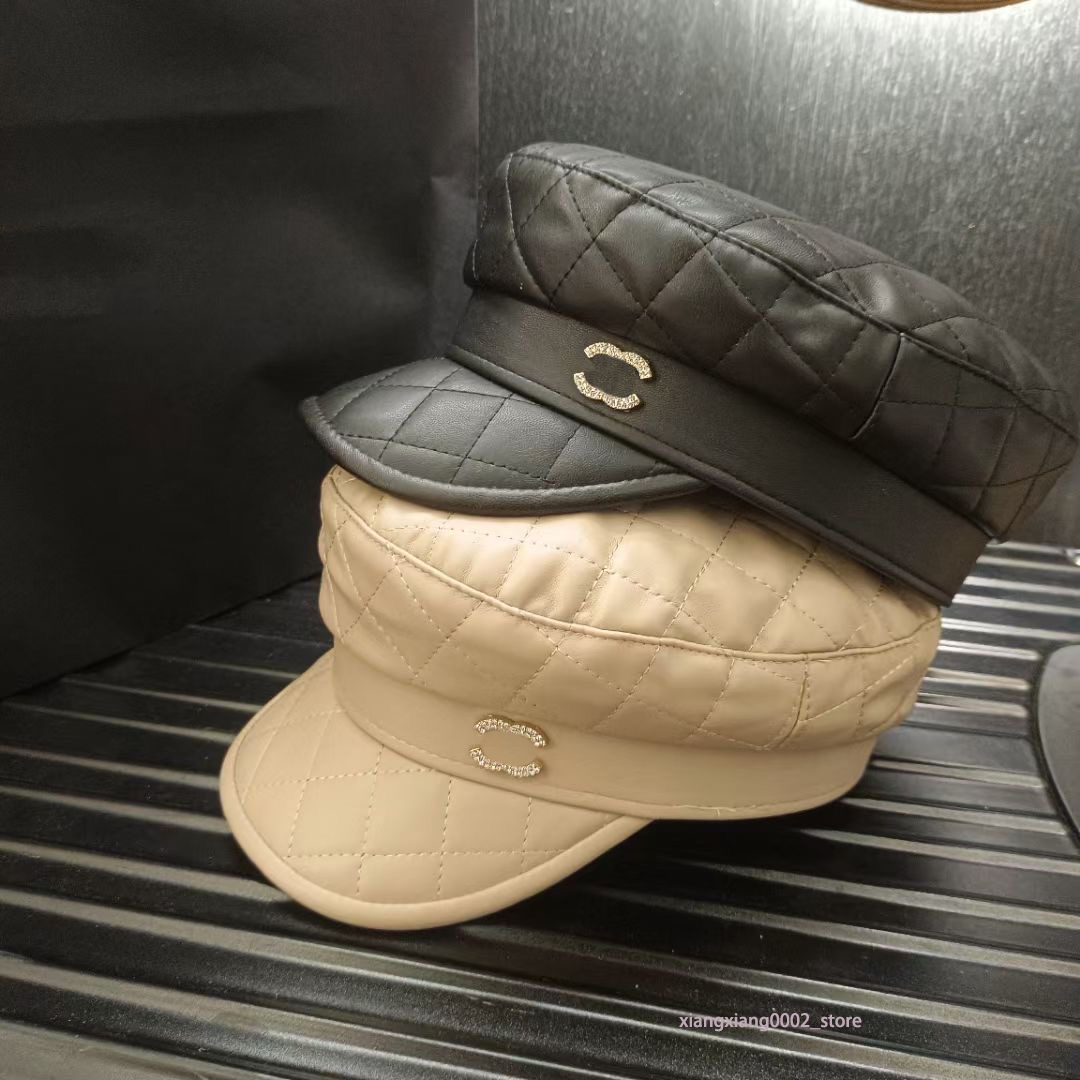 designer beret womens letter luxury hat mens cap lady outdoor travel warm winter windproof bonnet caps beanie chanels channels cc UQUN