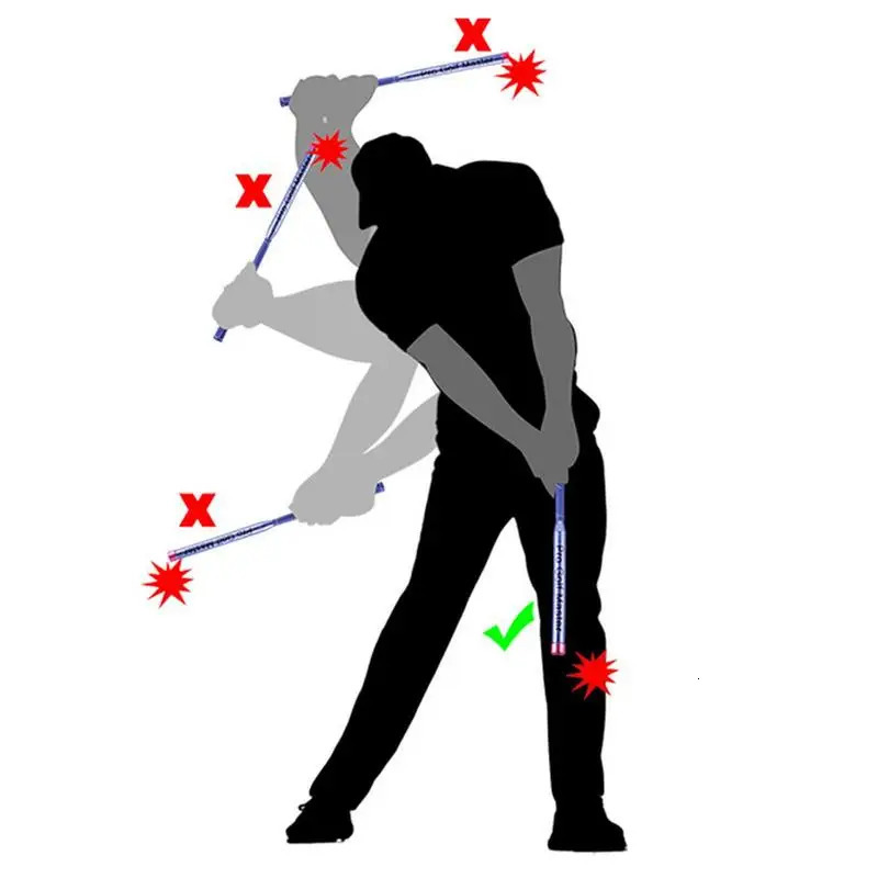 Other Golf Products Swing Trainer Warm Up Stick Alignment Rods Training Aids Professional Grip supplies Accessories 231102