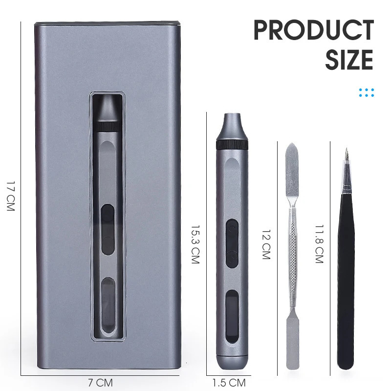 Screwdrivers KEITHERN Rechargeable Cordless Electric Screwdriver Large Capacity Power Screw Driver Set Precision Equipment Repair Multi Tools 231101