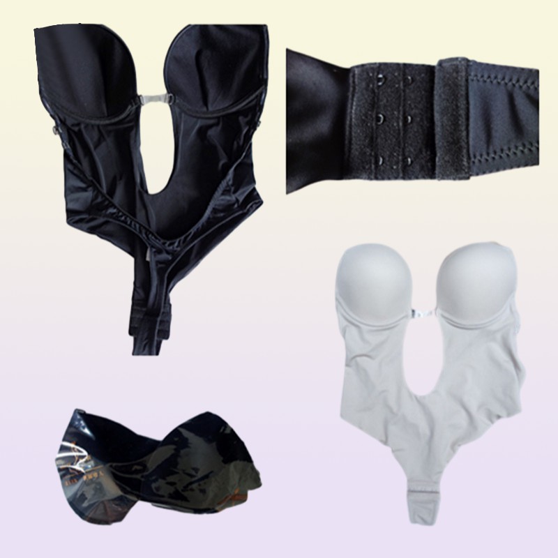 Bralette Bras for Women Sexy Backless Bra Plunge Bras Thong Invisible Bra for Dress Clear Strap BH Brassiere Front Lingerie6360796