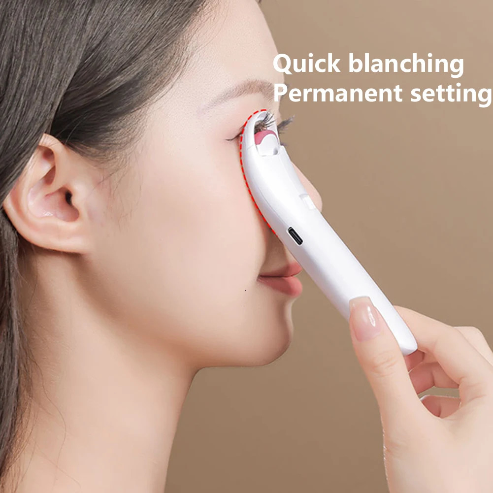 Eyelash Curler 2 Modes Naturally No Harm Eyelash Curler USB Rechargeable Gifts Quick Universal Electric Heated Beauty Tools Press Type Handheld 231102