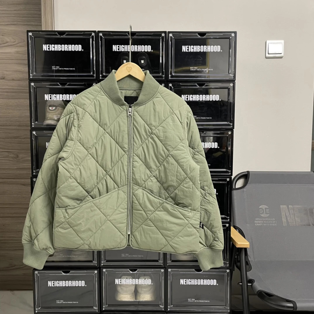 Men's Jackets 22FW Patched Dice Quilted Liner Jacket Dice Zipper Cotton Jackets varsity jacket 231102