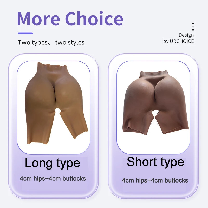 Breast Form Xxl Size Plus Size African Woman Natural Shape Silicone Big Hips And Buttocks Enhancing Thickness Pants Corsets Soft Elastic 231101